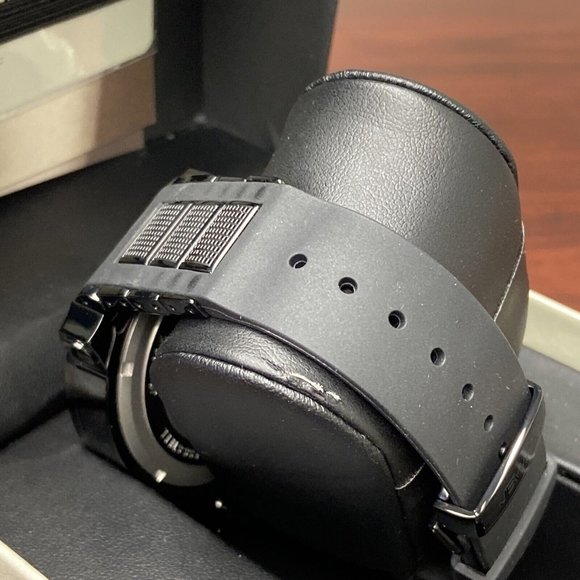 JBW 562 Diamond Wrist Watch Black on Black Luxury Jewelry - Picture 7 of 7